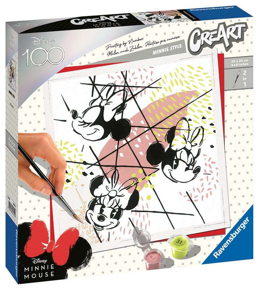 Thumbnail - Ravensburger Verlag GmbH Malen nach Zahlen Ravensburger Malen nach Zahlen Disney 100 Minnie Style