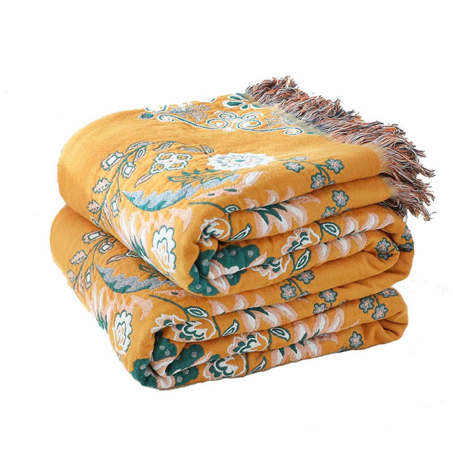 trends for living Tagesdecke Gewebte Sofateppich mit Fransenmuster (150 * 200 cm und 230 * 200 cm)