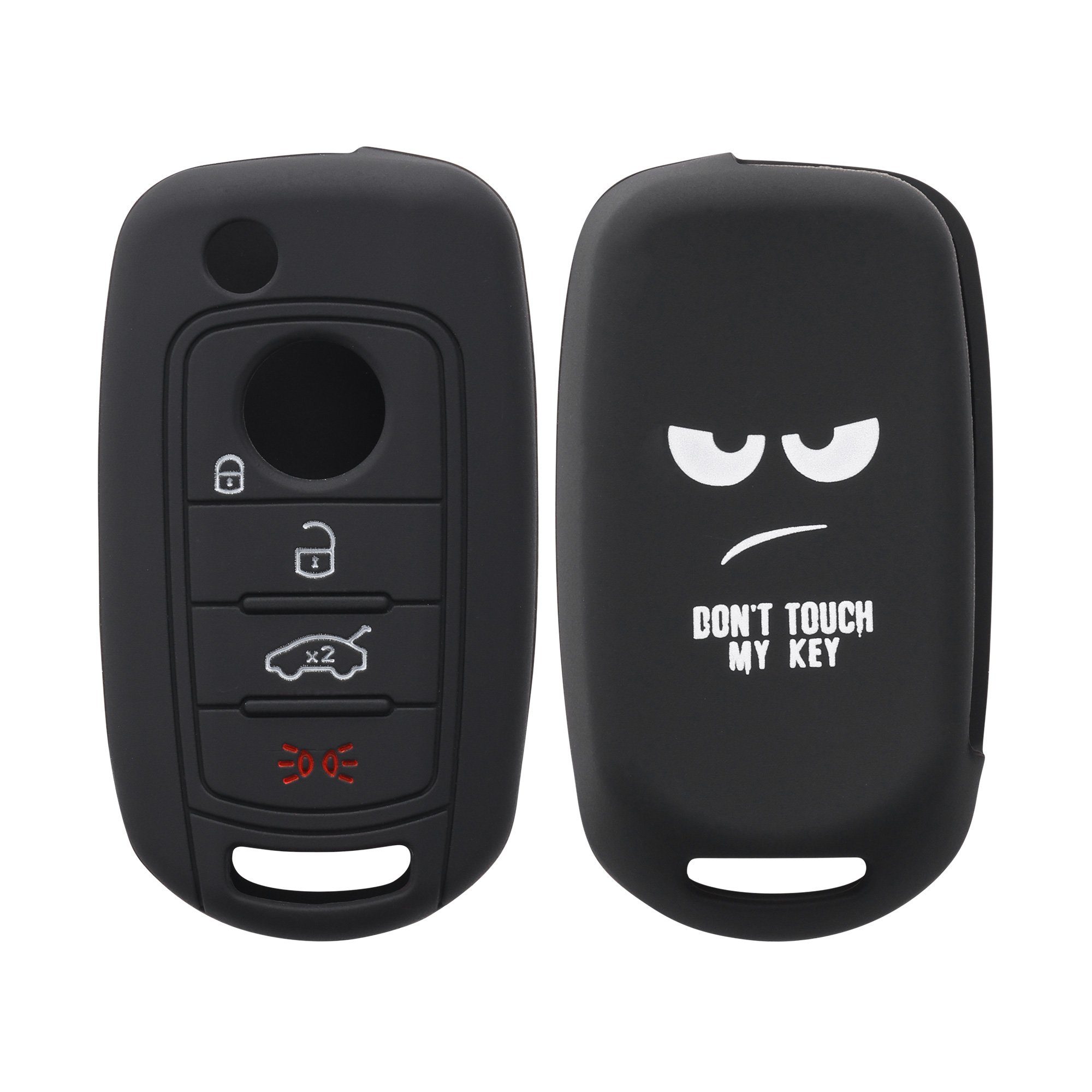 kwmobile Schlüsseltasche Autoschlüssel Hülle für Fiat, Schlüsselhülle  Schlüssel Case Cover