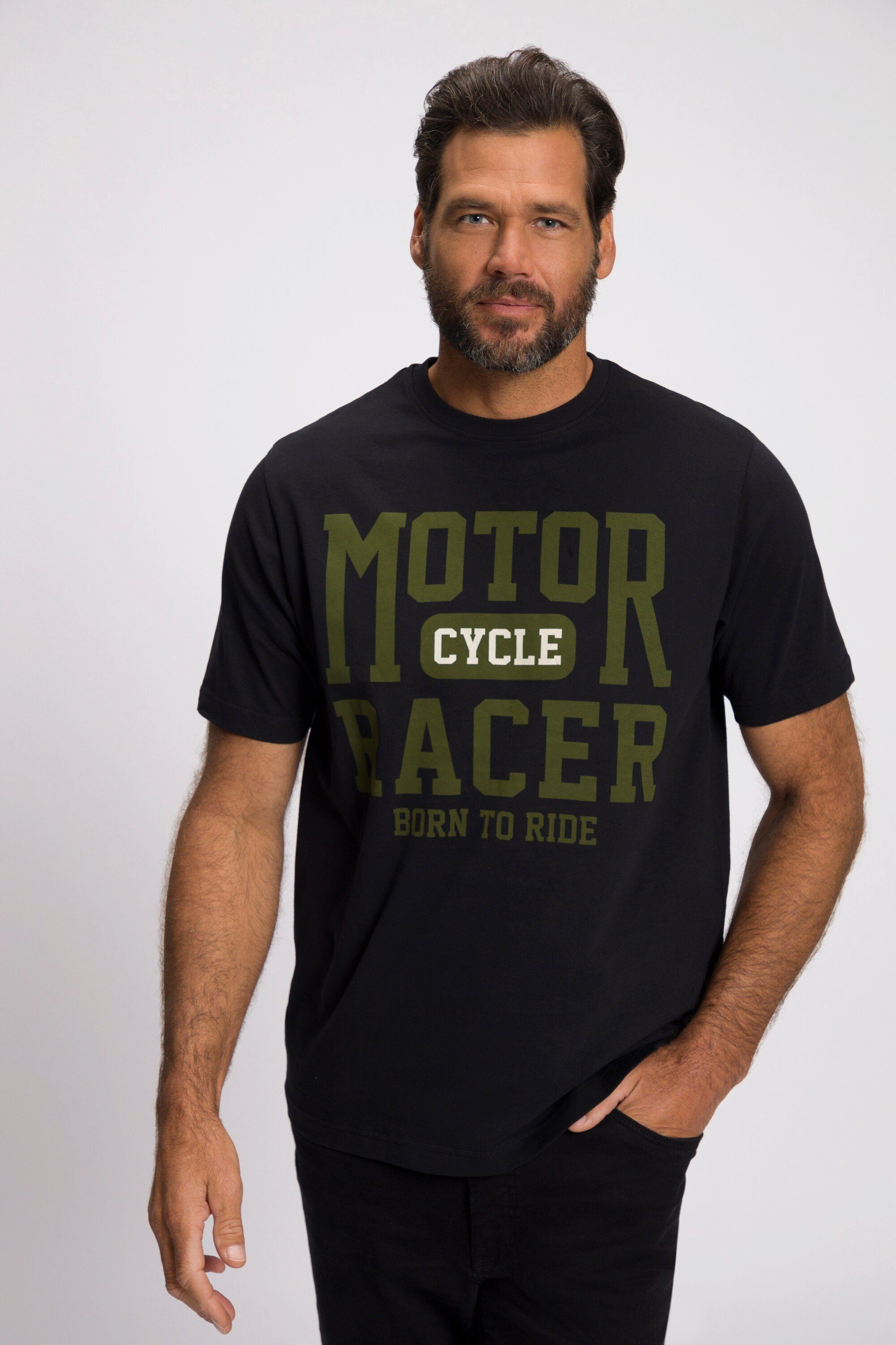 JP1880 T-Shirt T-Shirt Halbarm Motorracer Print