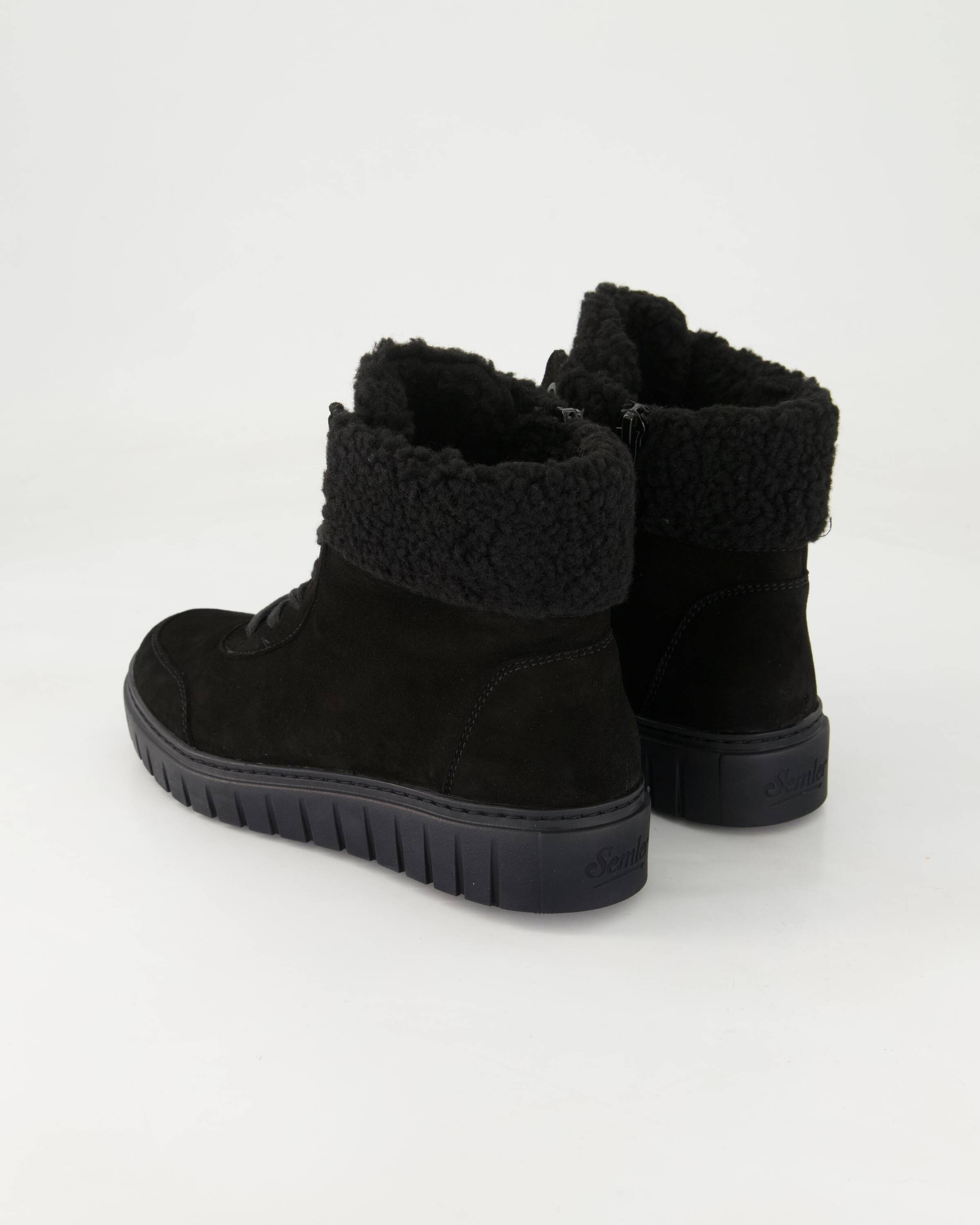 Semler S-Chev/Soft-Teddy Schnürstiefelette Obermaterial: Leder