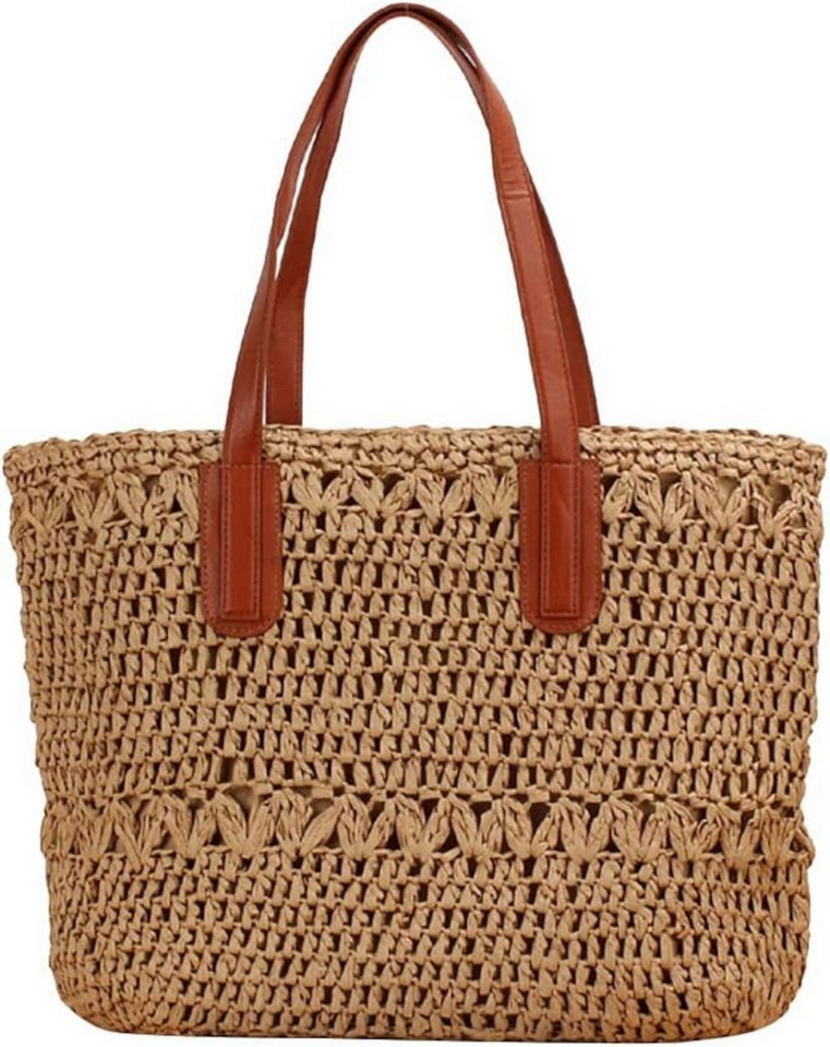 Strohtasche braun Clearance