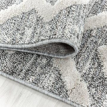 Teppich Hochflor Teppich Pepe Grau, Teppich Boss, rechteckig, Höhe: 20 mm