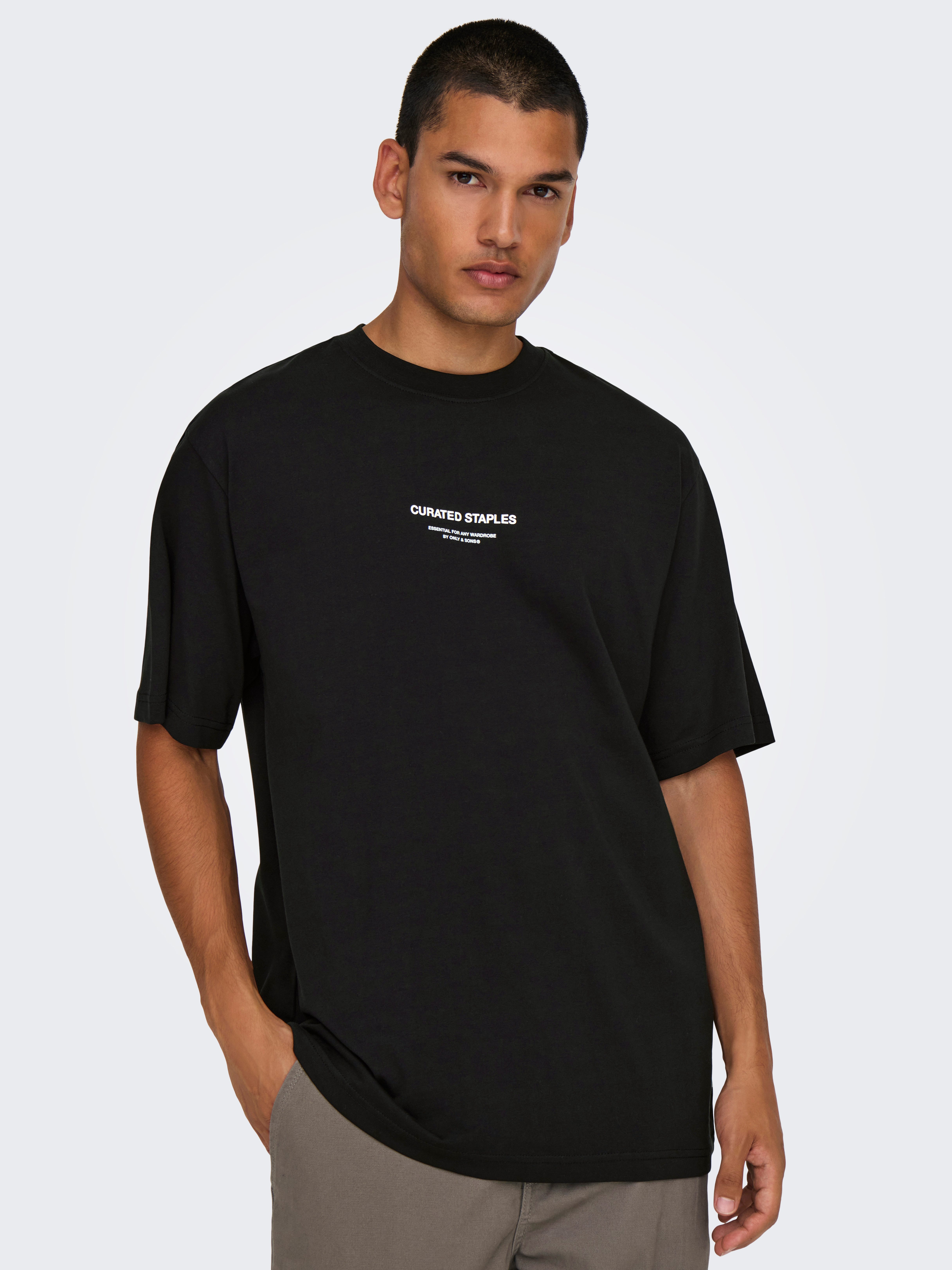 ONLY & SONS ONSCURATED RLX Print SS Tee, Ballerino di Nuvola, S