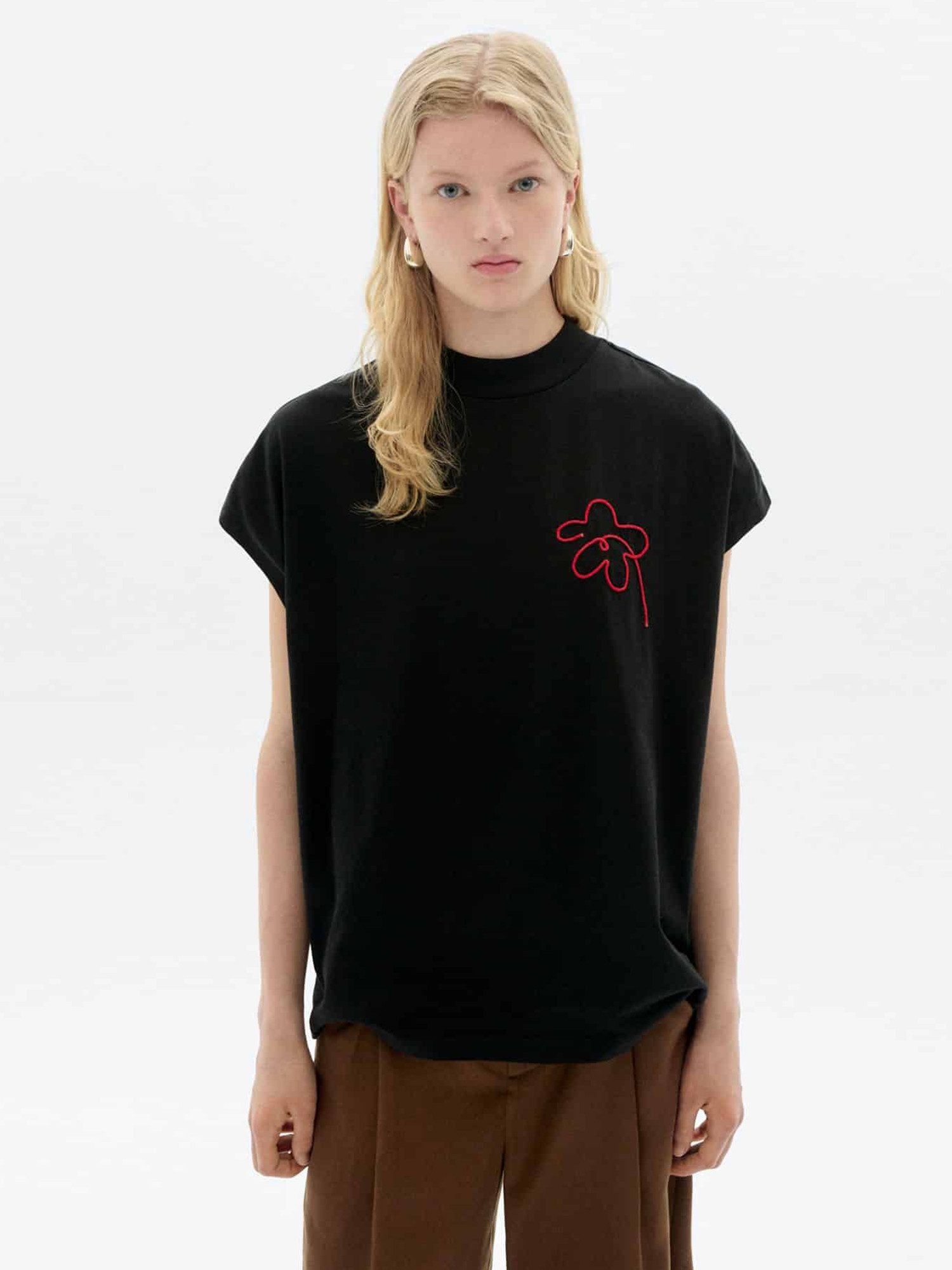 Thinking Mu T-Shirt Flower Cord Volta T-Shirt