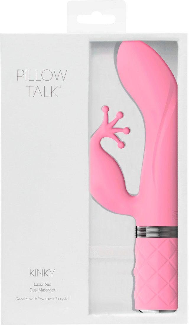 Rabbit-Vibrator Pillow hellpink Kinky Talk