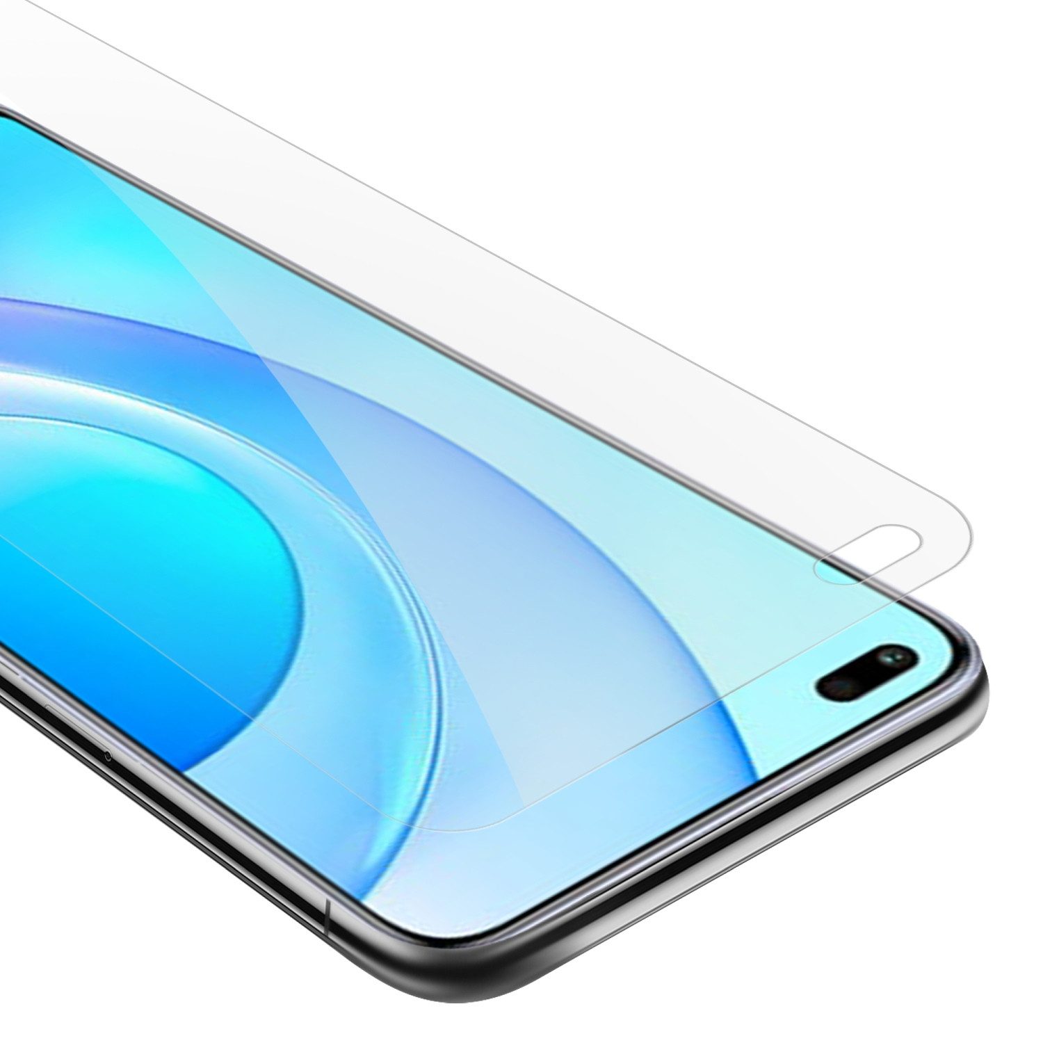 Cadorabo Schutzfolie für Honor 50 LITE Schutzfolie, (1-St), Schutzfolie Panzer Folie (Tempered) Display Schutzglas 3D Touch