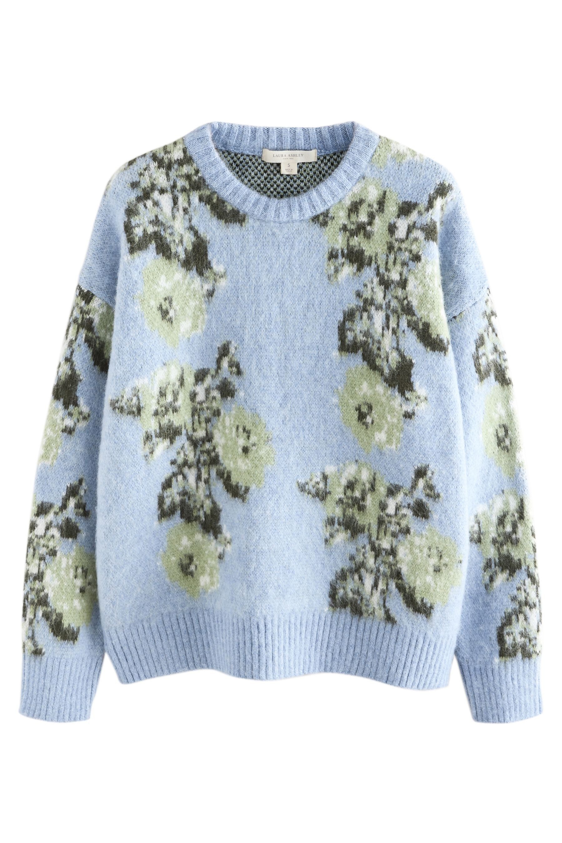 Rundhalspullover Laura Ashley Oversized Fit Rundhals-Strickpulli