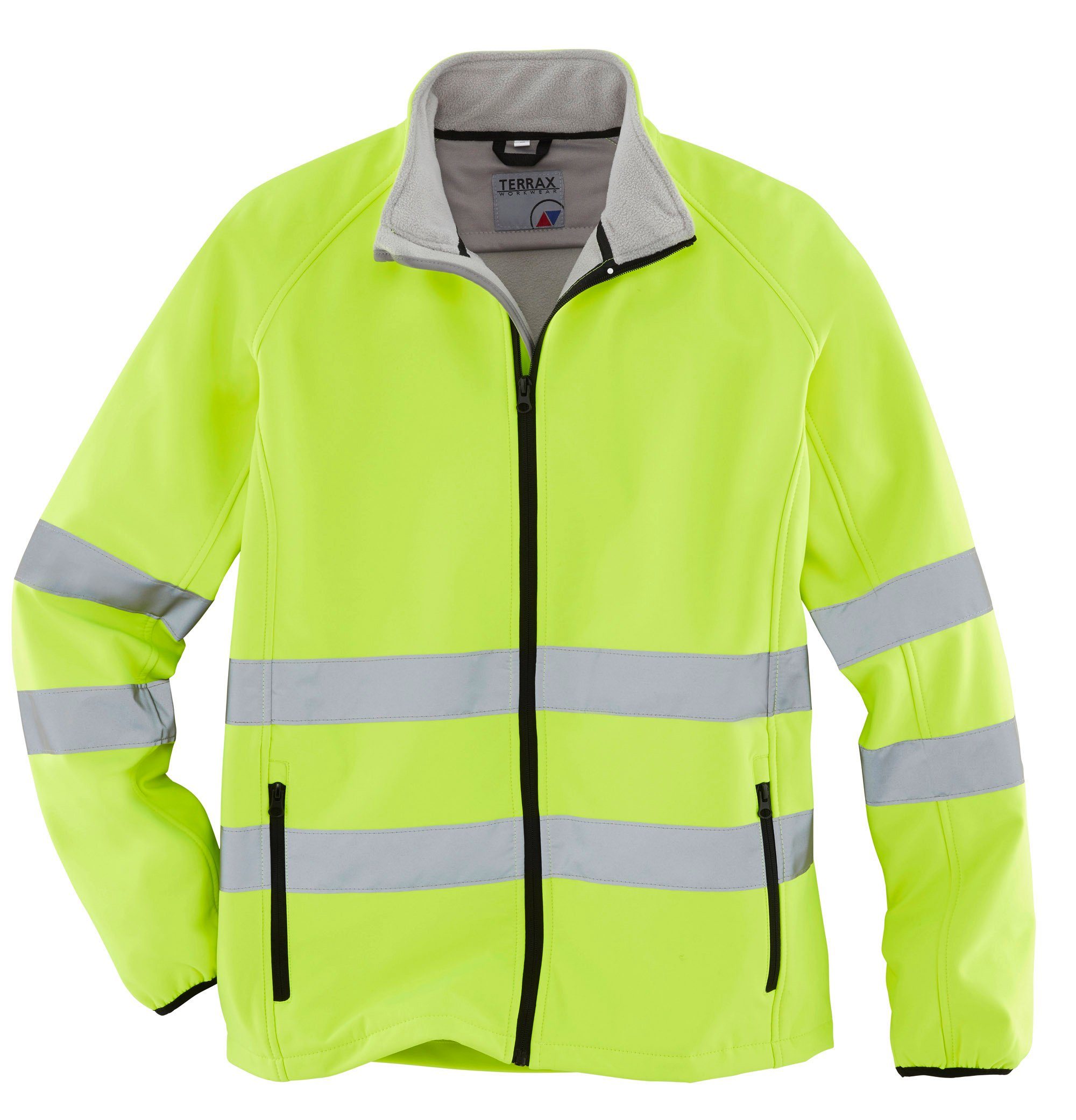 Arbeitsjacke Terrax Warnschutzjacke Softshell 61548