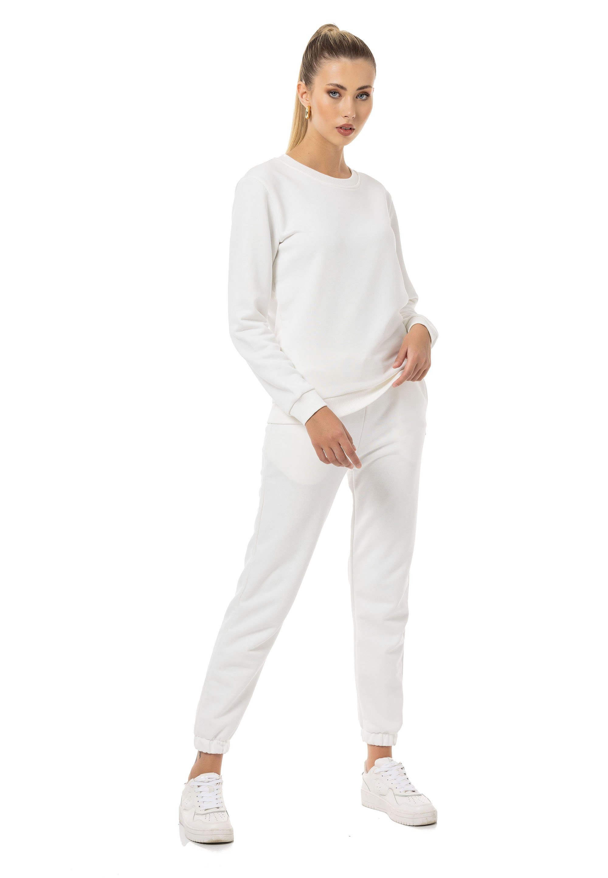 RedBridge Jogginganzug Sweatshirt mit Sweatpant Premium Basic (Set, 2-tlg)