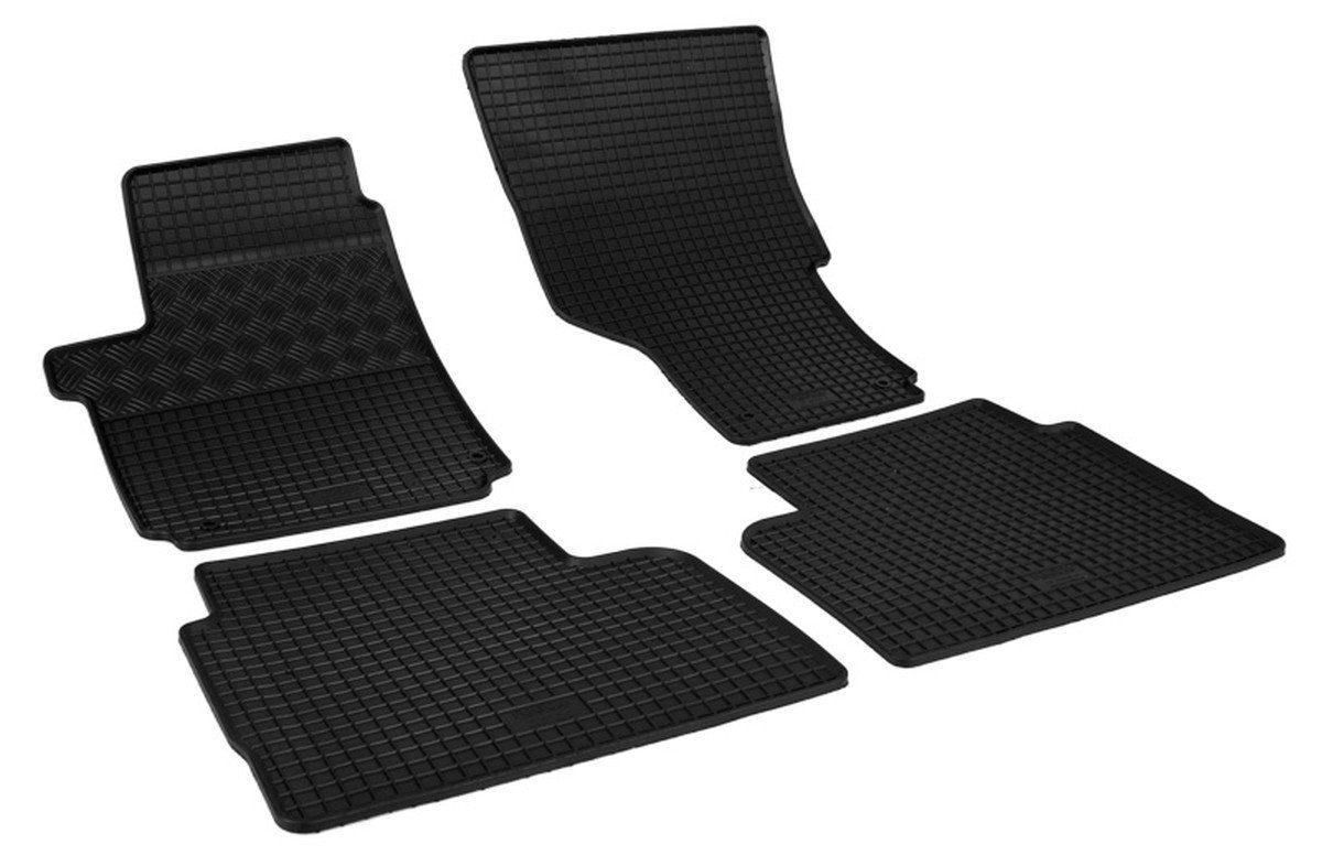 AZUGA Auto-Fußmatten Gummi-Fußmatten passend für VW Amarok ab 2010-2022, für VW Amarok Pick-Up
