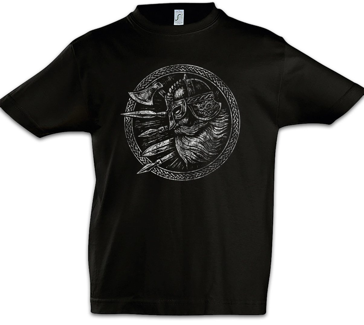 Print-Shirt Viking II Kinder T-Shirt Walhalla Wikinger Thor Odhin Loki Midgard Tyr