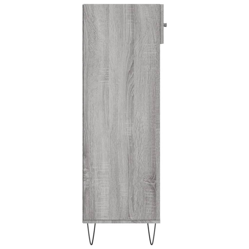 Sonoma Grau cm (1-St) Kleiderschrank Schuhschrank 60x35x105 Holzwerkstoff vidaXL