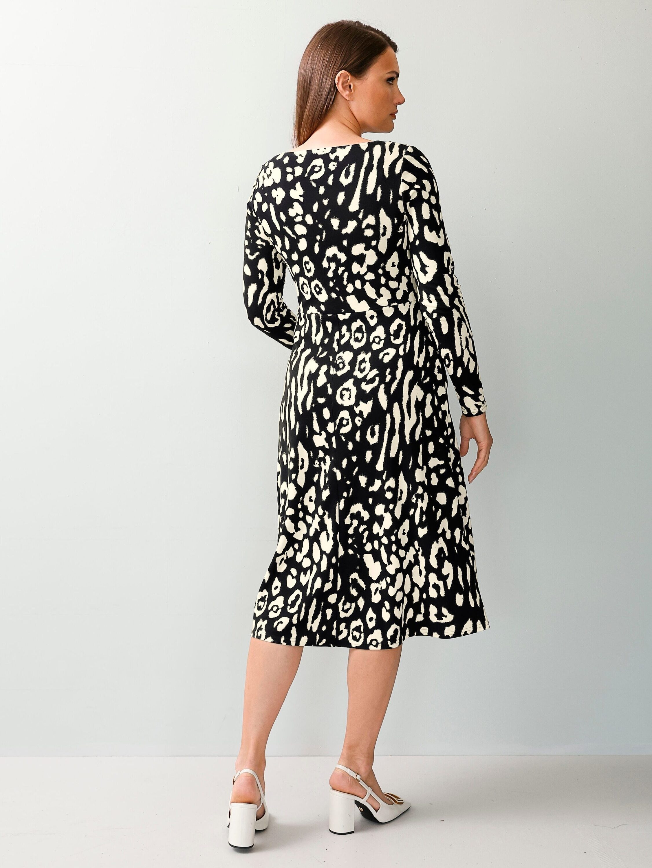 Alba Moda Jerseykleid Kleid in Animaldessin