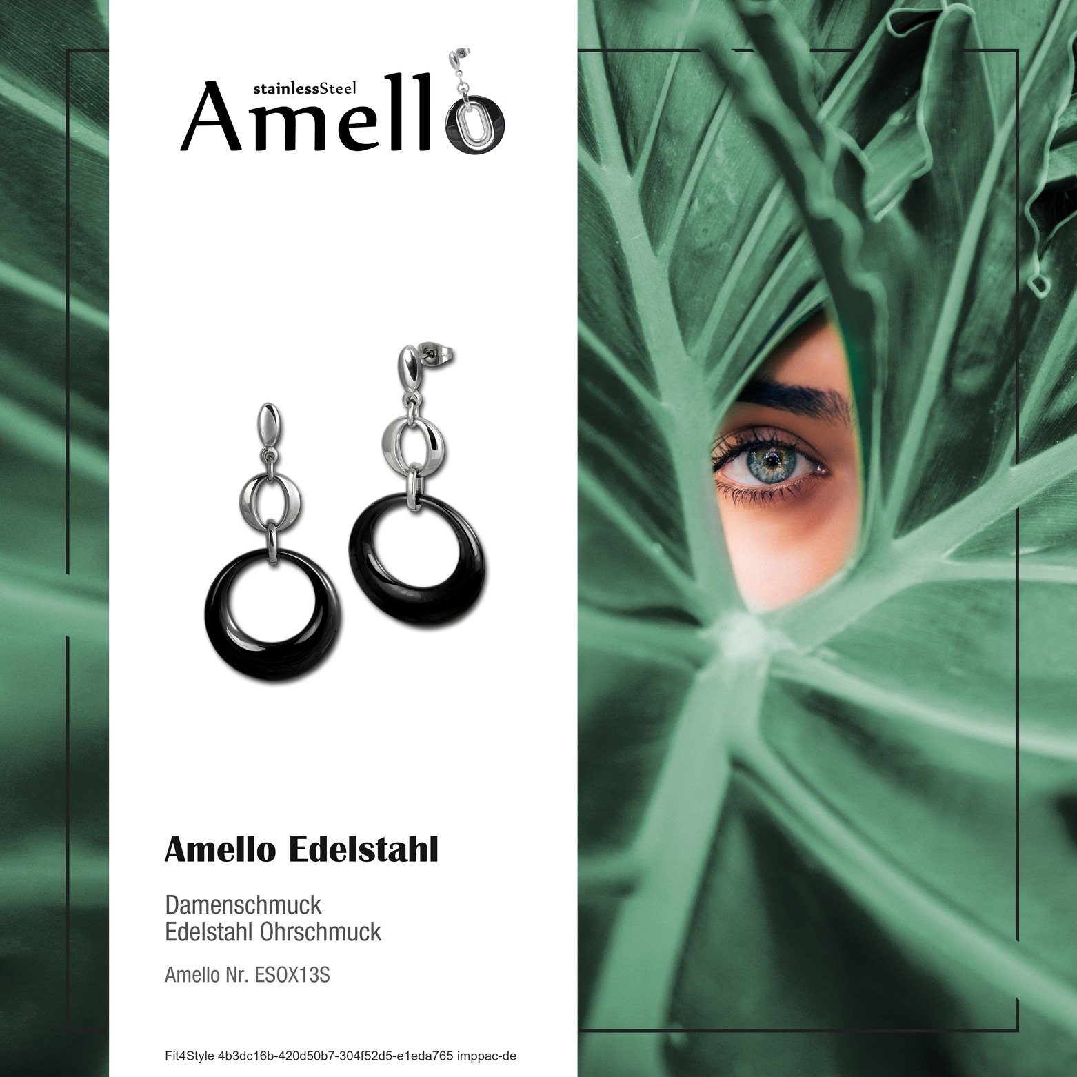 Amello Paar Ohrhänger Amello Ohrringe Edelstahl günstig online kaufen