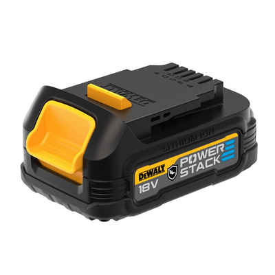 DeWalt DCBP034G-XJ Powerstack XR Ersatz-Akku 18V, 1,7 Ah Akku (18,0 V), Pouch-Akku Technologie und Gehäuseschutz gegen Säuren und Chemikalien