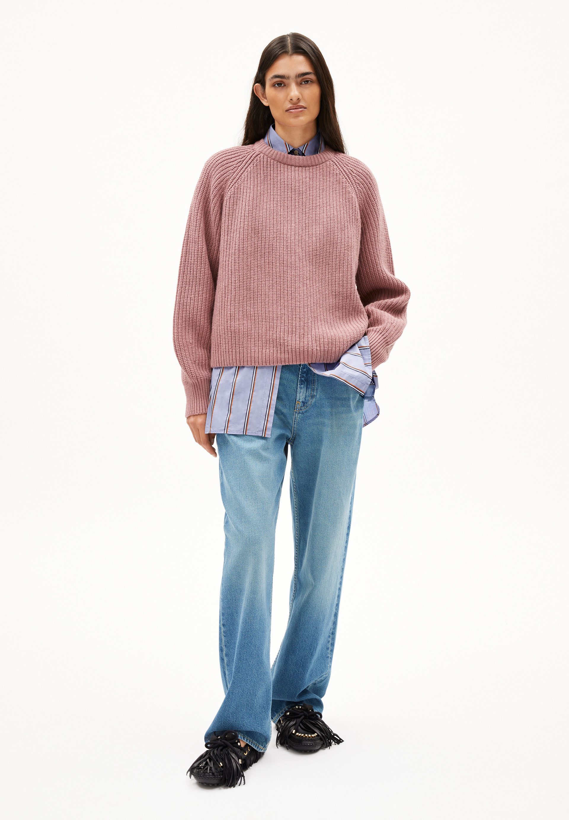 Armedangels Strickpullover KAAGI Pullover aus Bio-Woll günstig online kaufen