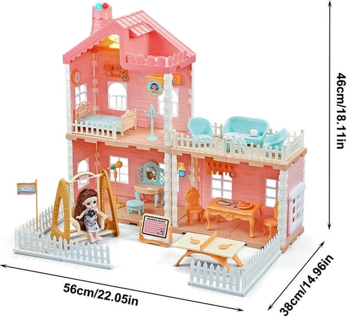 Daskoo Puppenhaus Kinder DIY Puppenhaus Möbel günstig online kaufen