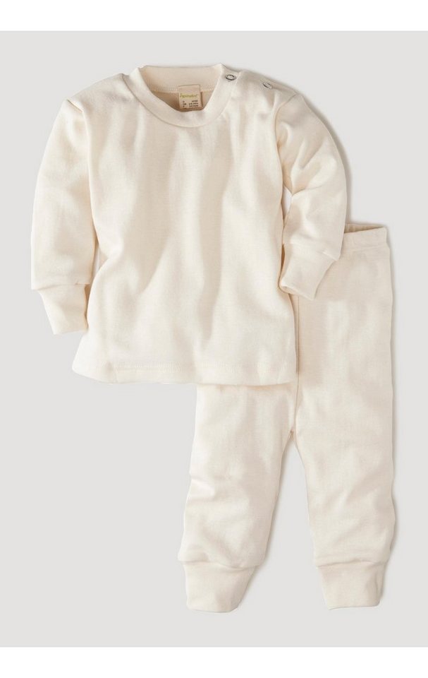 Hessnatur Pyjama aus reiner Bio-Baumwolle (2 tlg), Hersteller ist Mitglied  der Fair Wear Foundation (Leader Brand)