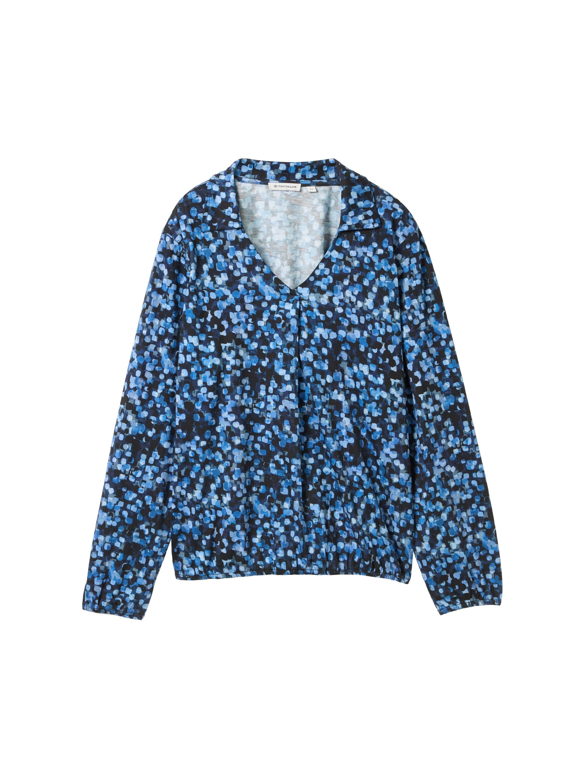 navy watercolor squares design