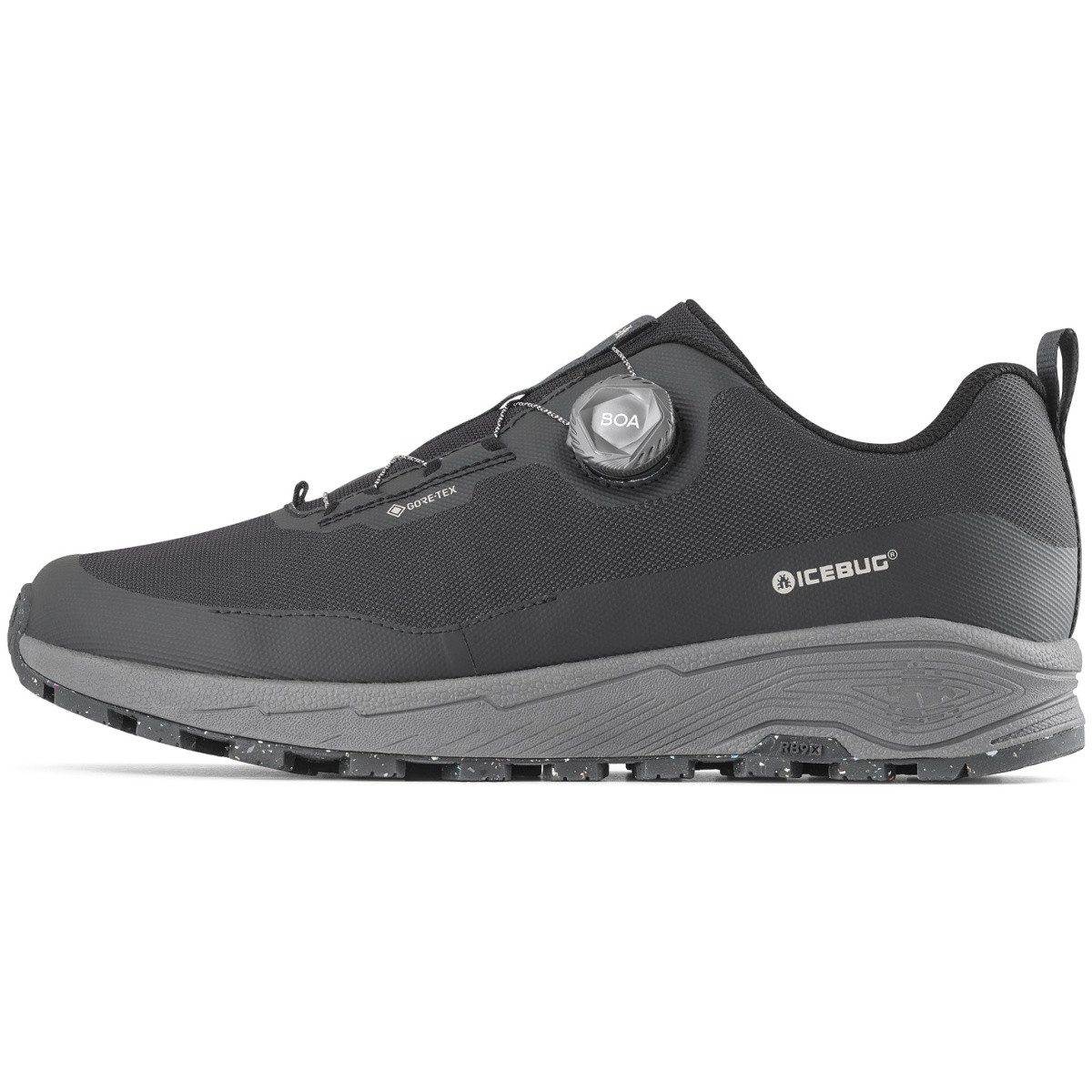 Icebug Haze M BOA-Schnürsystem RB9X GTX (wasserdicht) schwarz/grau Herren Laufschuh