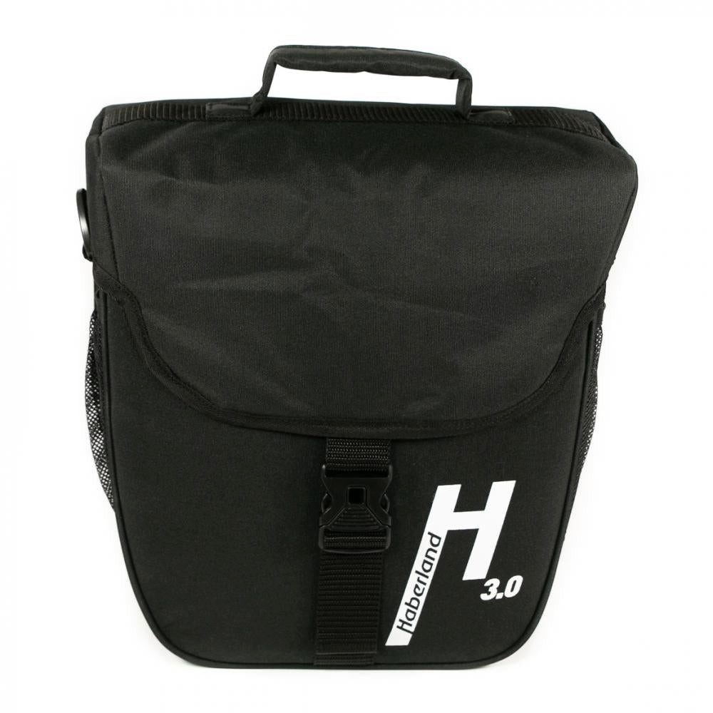 Haberland Fahrradtasche Haberland Einzeltasche 14l Basic 3.0 schwarz - praktische Gepäckträger