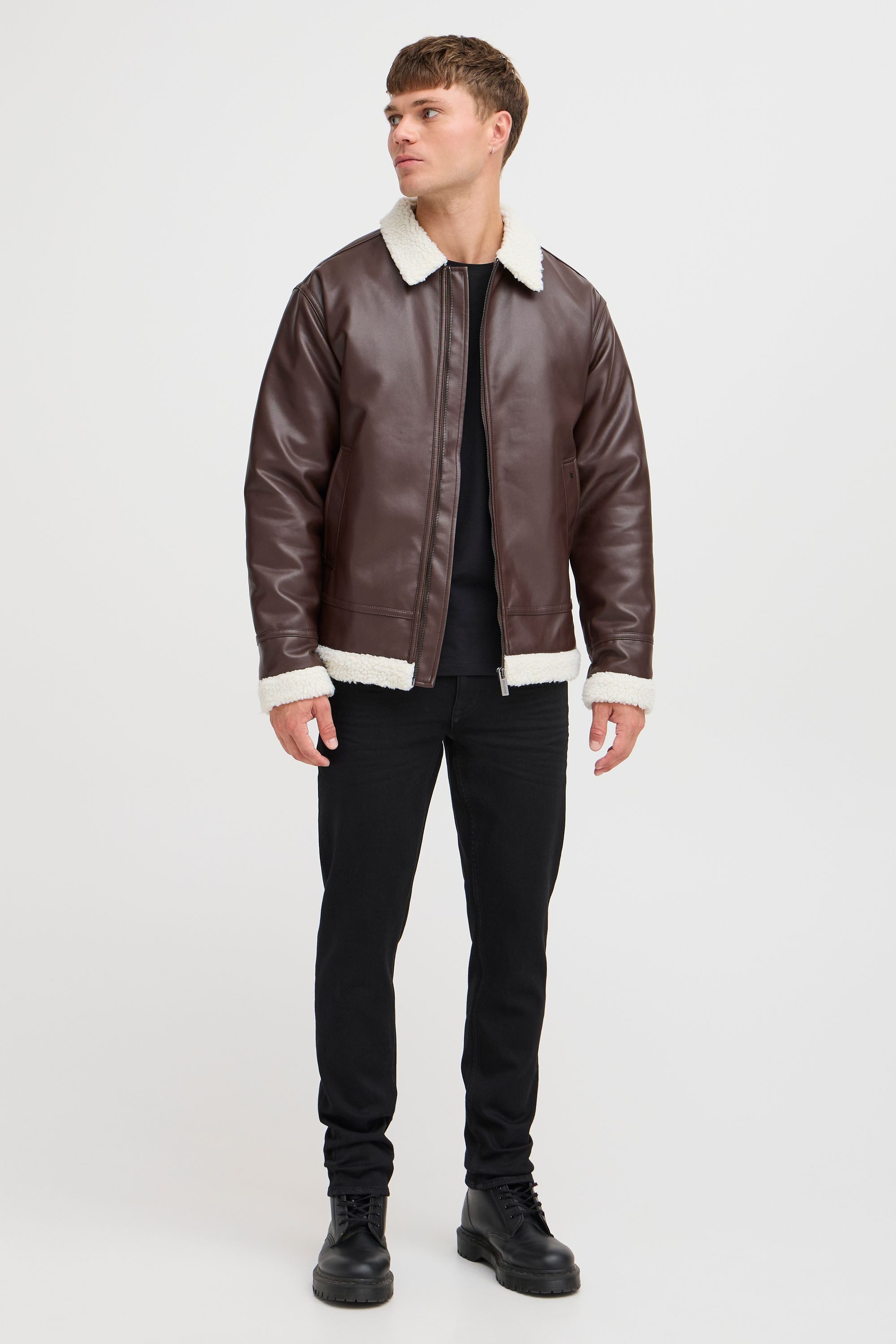 Indicode Lederjacke IDSulto Modische Lederjacke günstig online kaufen