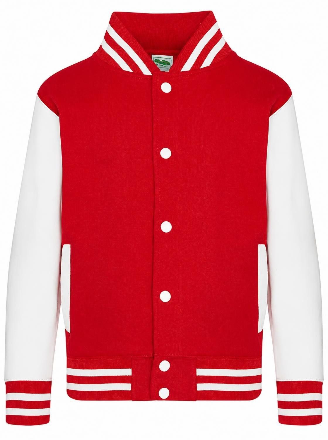Just Hoods Outdoorjacke Kinder College Jacke Kids Varsity Jacket