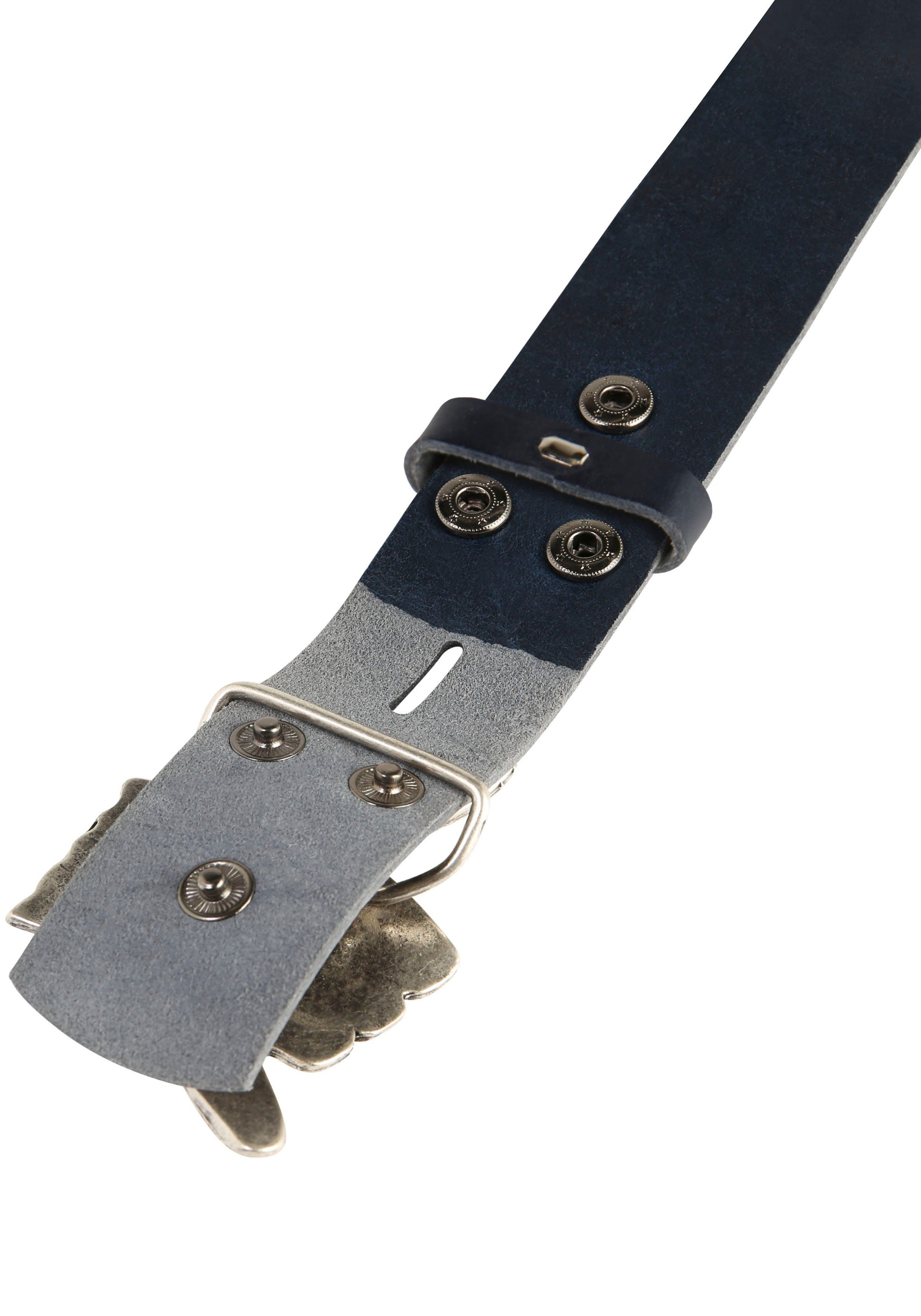 RETTUNGSRING by showroom 019° Ledergürtel mit austauschbarer Schließe »Hang  Loose Silber« | Gürtel