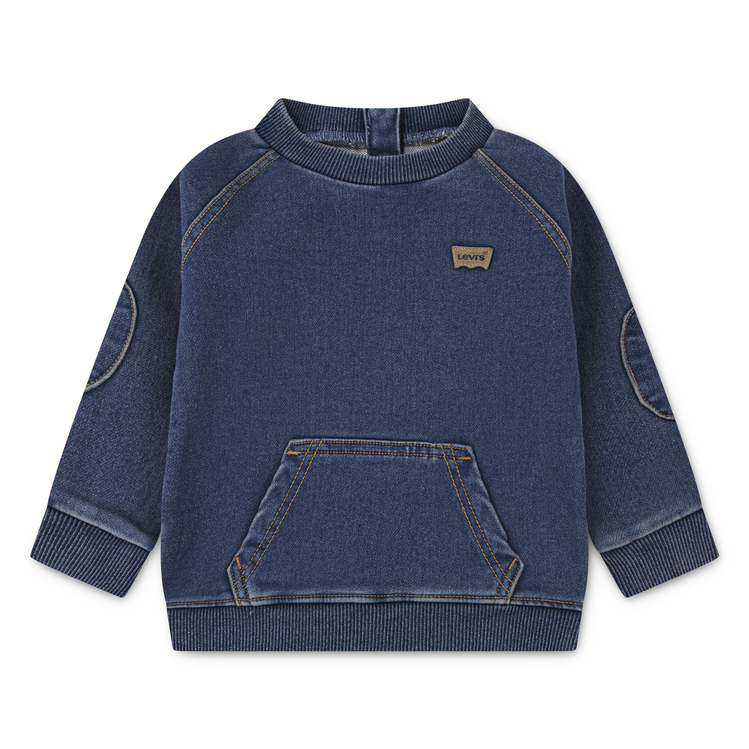 Levi's® Kids Sweatshirt Kängurutasche, Ellenbogen-Patch