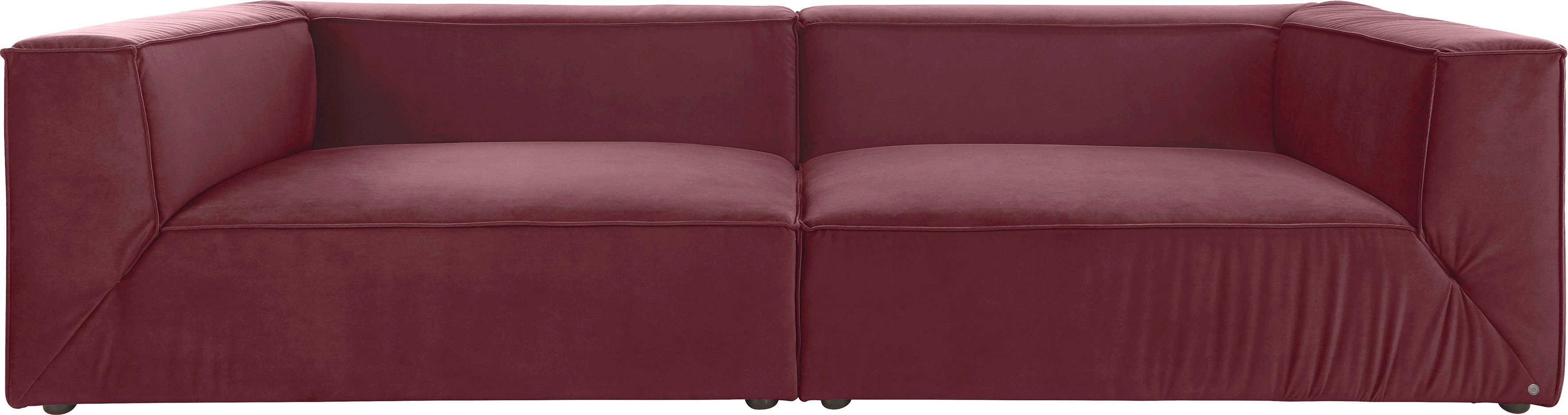 wahlweise TAILOR Big-Sofa CUBE, TOM cm mit in Sitztiefenverstellung, 129 HOME Tiefe BIG Breiten, 2