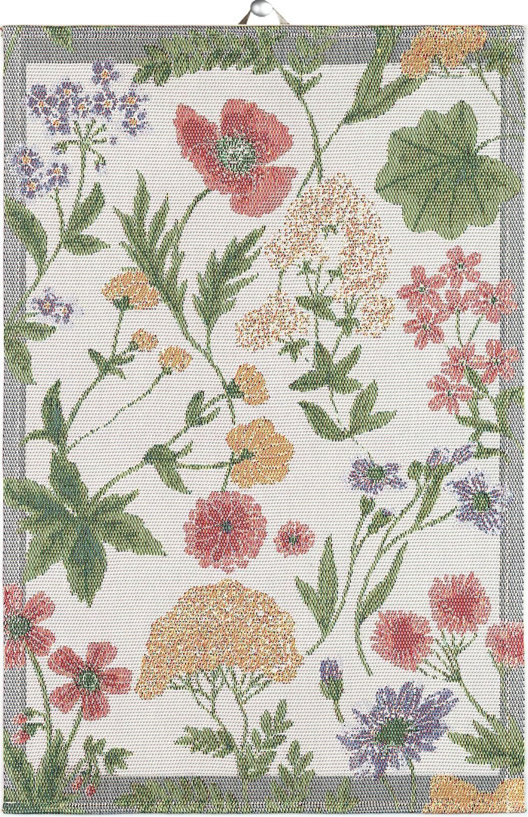 EKELUND MASTER WEAVERS 1692 Geschirrtuch Küchenhandtuch Ängsdröm 40x60 cm, (1-tlg., 1 x Geschirrtuch), Pixel gewebt (6-farbig)
