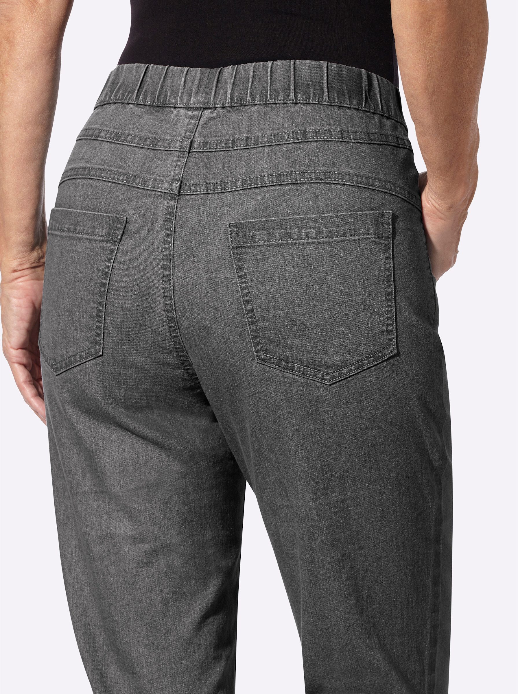 Witt Bequeme Jeans Schlupfjeans komfortabel – Bild 5 von 5
