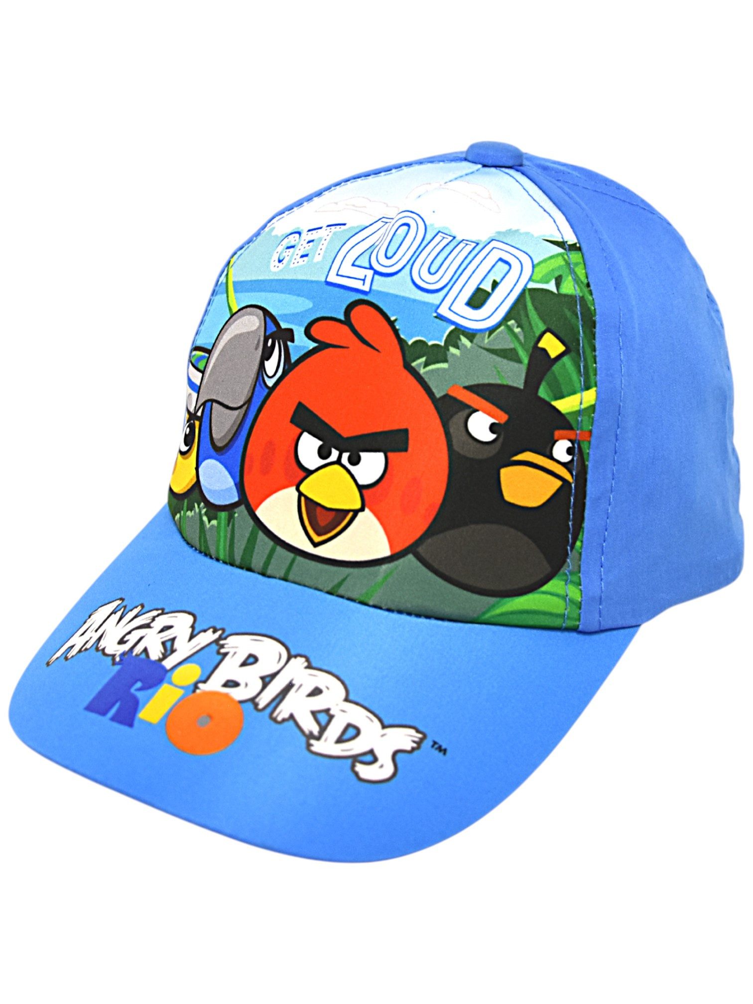 ANGRY BIRDS Baseball Cap GET LOUD Kinder Sommerkappe Größe 52-54 cm
