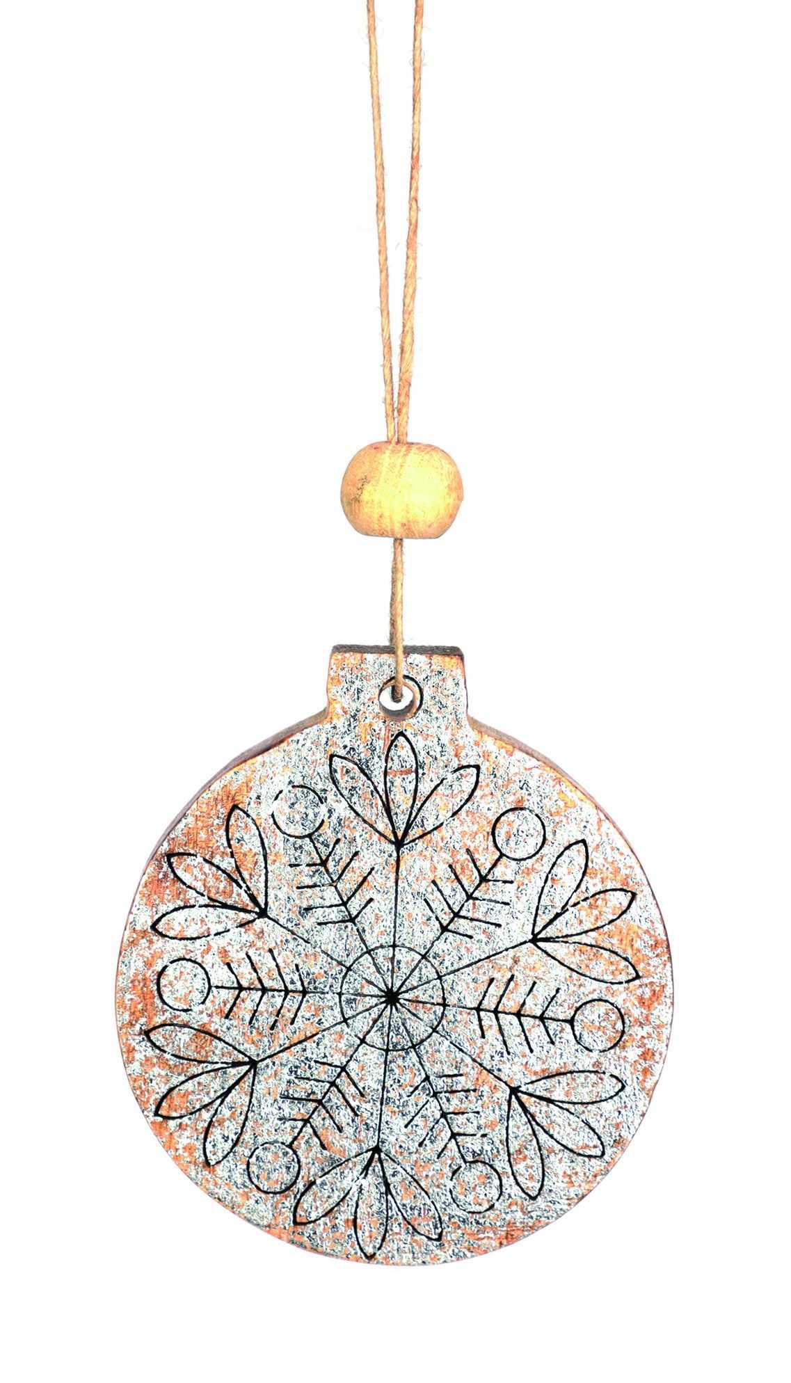 El Puente Christbaumschmuck Weihnachtsbaumanhänger "Baumkugel", Handmade, Handmade