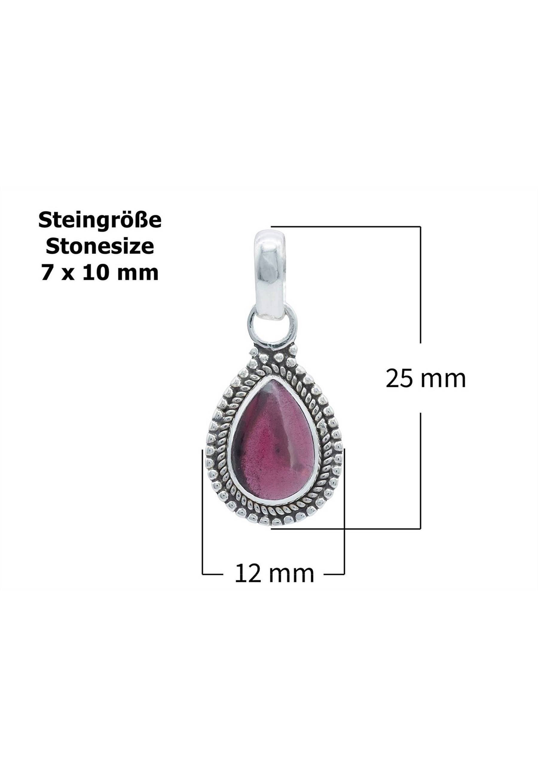 Anhänger Kette SilbermitGranat 925er mantraroma mit