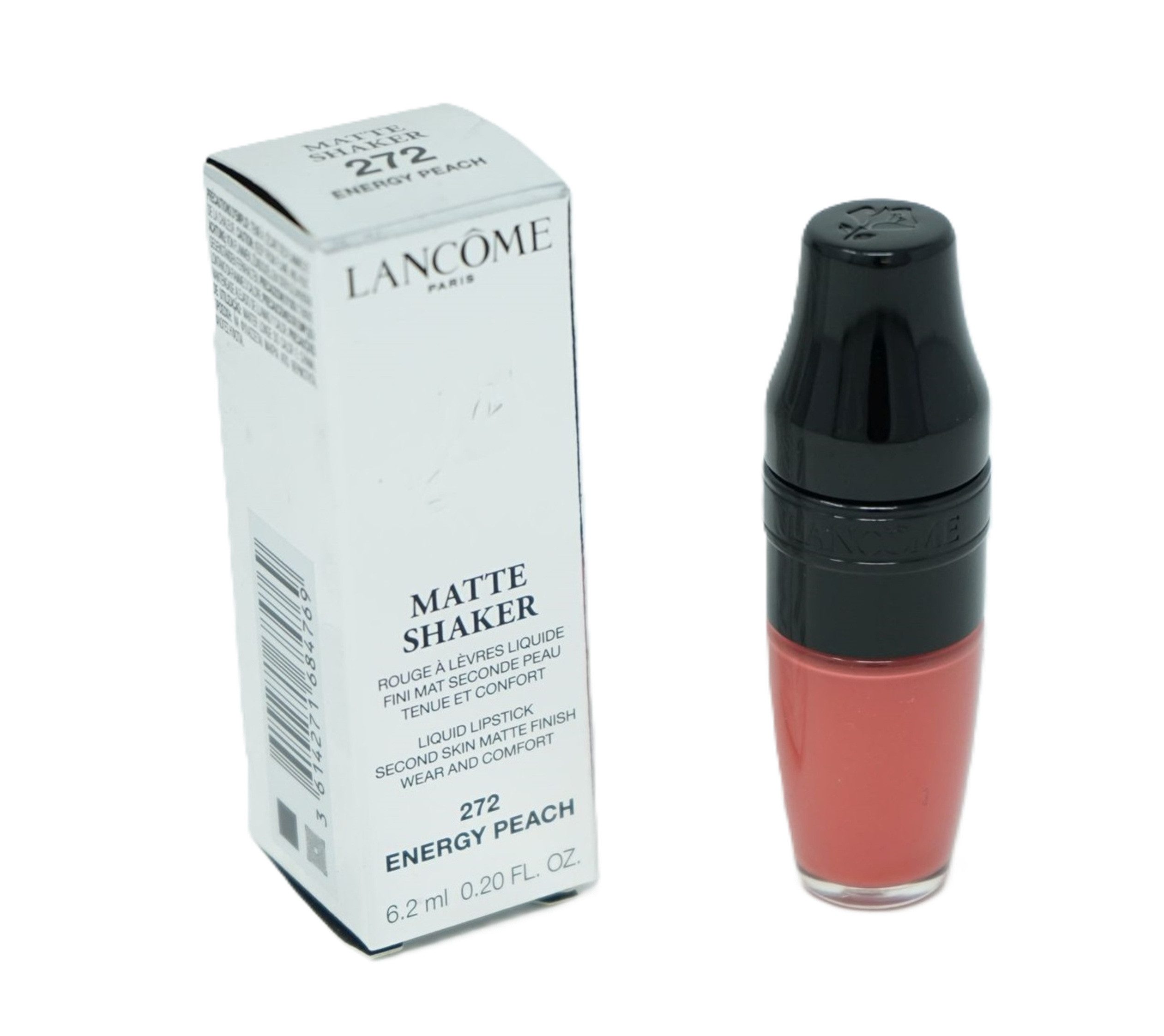 LANCOME Lippenstift LANCOME matte shaker - liquid lipstick 272 Energy Peach 6,2ml