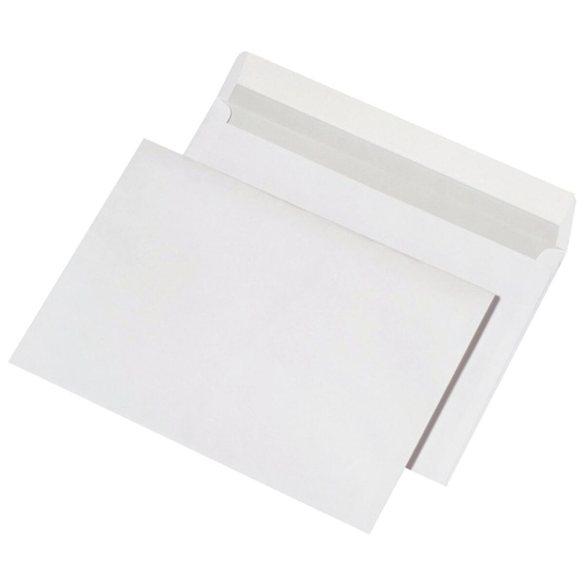 mayer-network GmbH Briefumschlag Versandtaschen C4 ohne Fenster haftklebend 100 g/qm weiß 500 Stück.