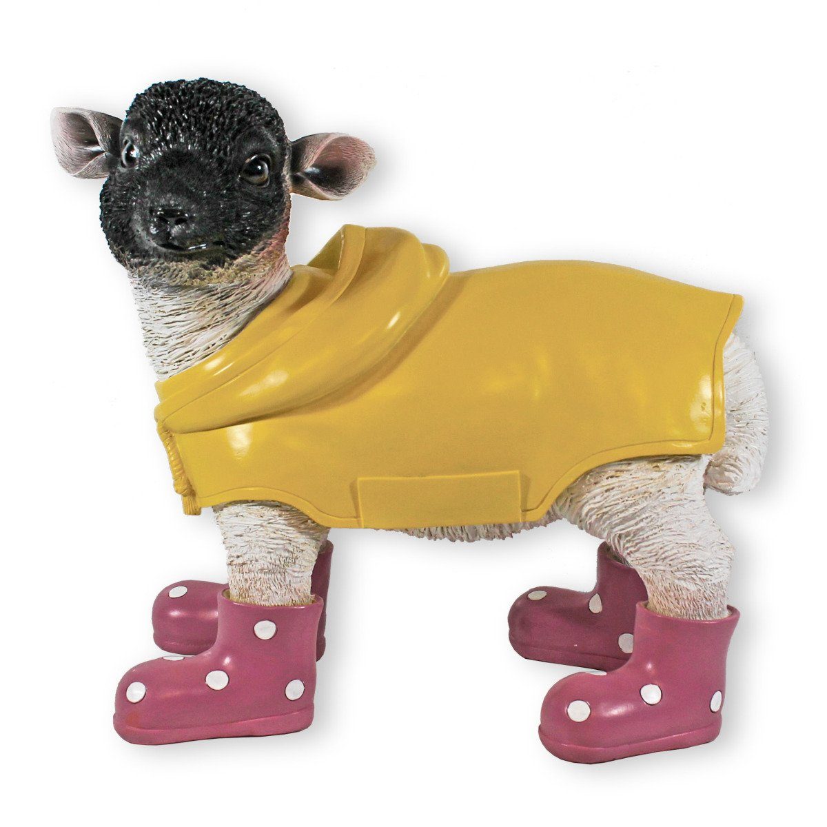 colourliving Tierfigur Gartenfigur Schaf mit Gummistiefeln günstig online kaufen