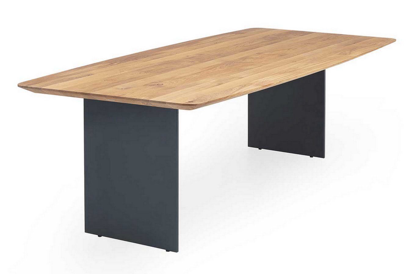 Esstisch Tischhelden Kante Massivholz konfigurier Eiche gerade Esstisch