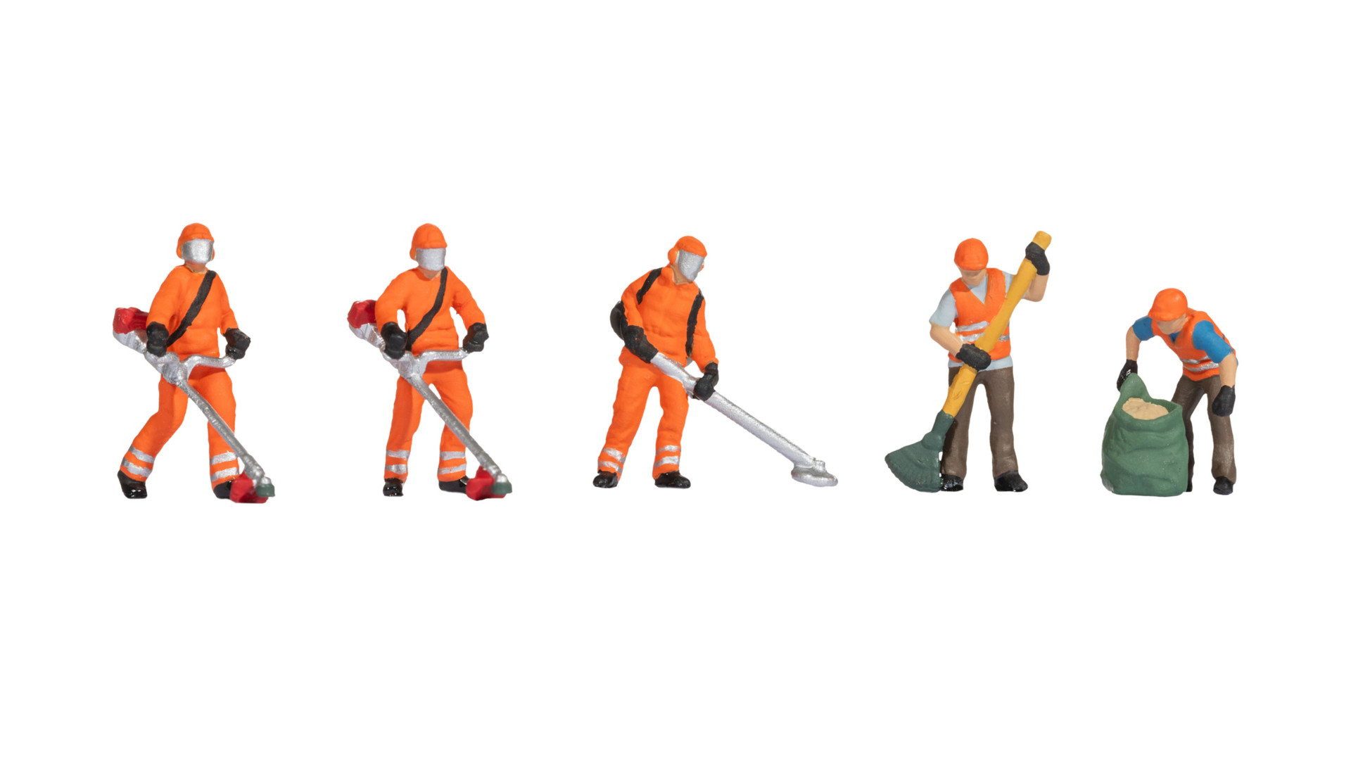 Dekofigur NOCH H0 Figuren Mäharbeiten, optimal für Modellbah