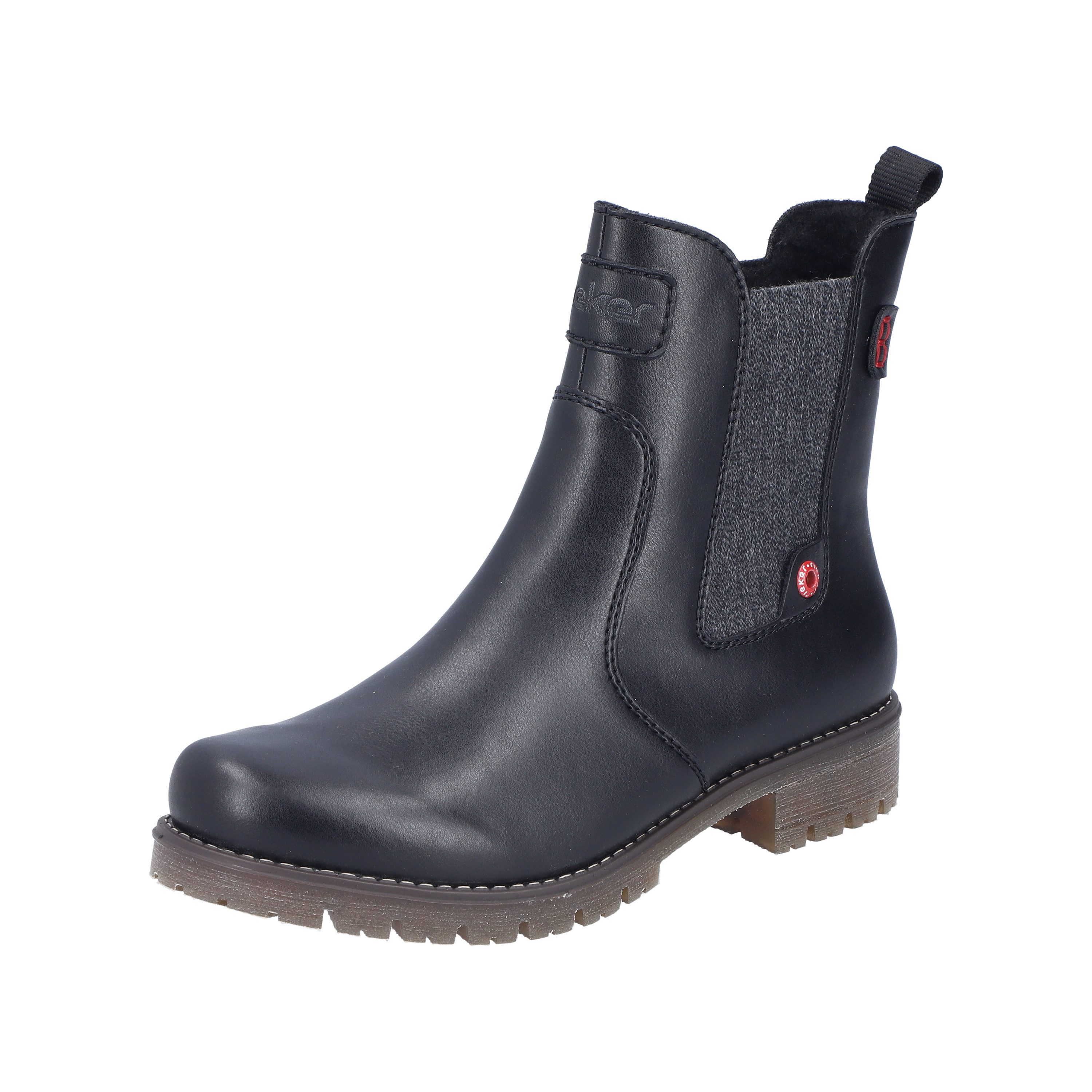 Rieker Winterboots Chelseaboots, Stiefelette mit Stretcheinsatz