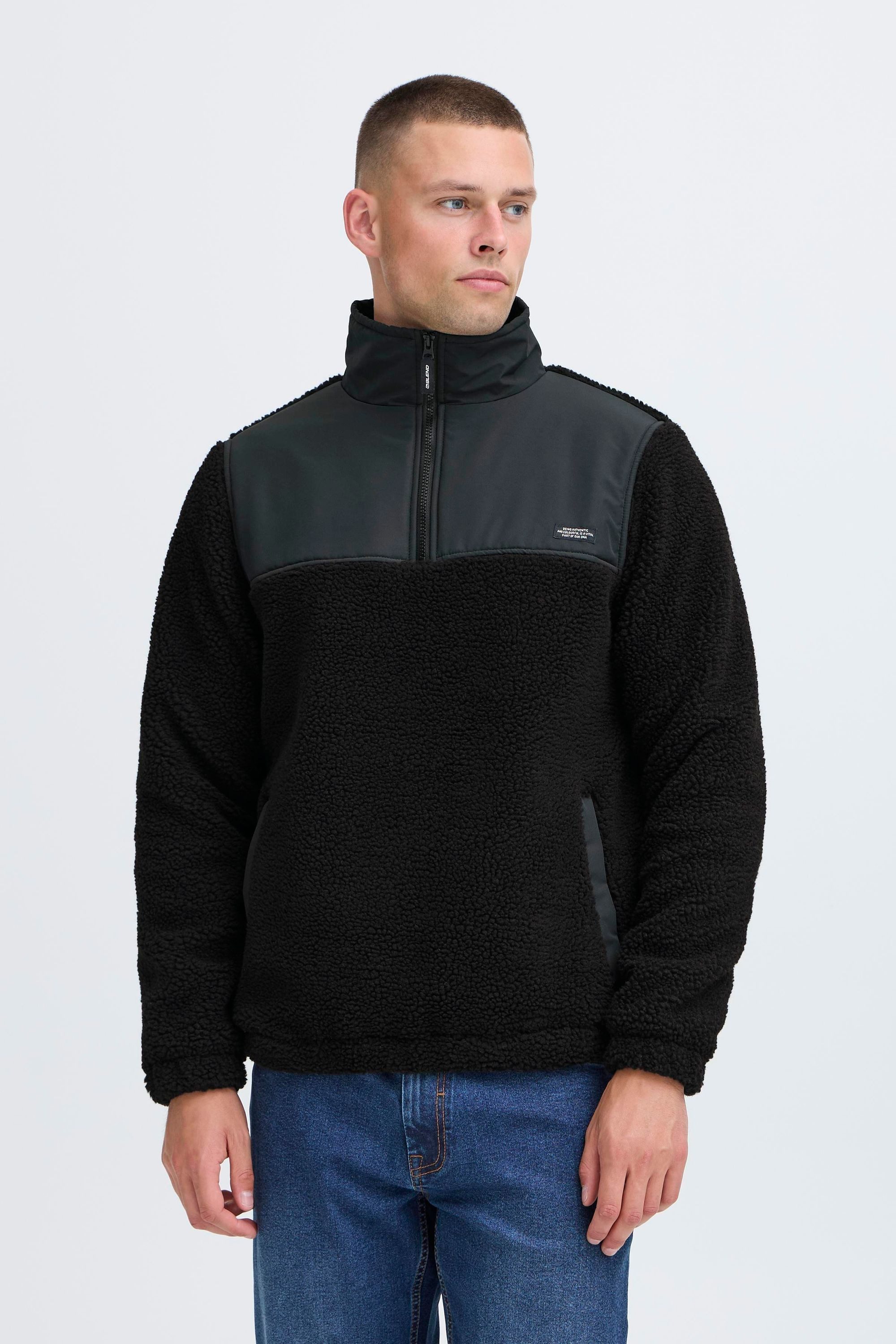 Blend Plüschjacke BHMTortex Lässiger Troyer in günstig online kaufen