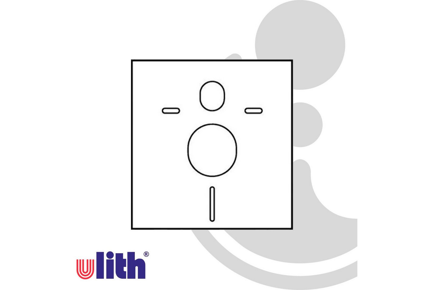 Thumbnail - Ulith Wand-WC-Befestigung Schallschutz-Set für Wand-WC und Bidet - (Marktmodell)