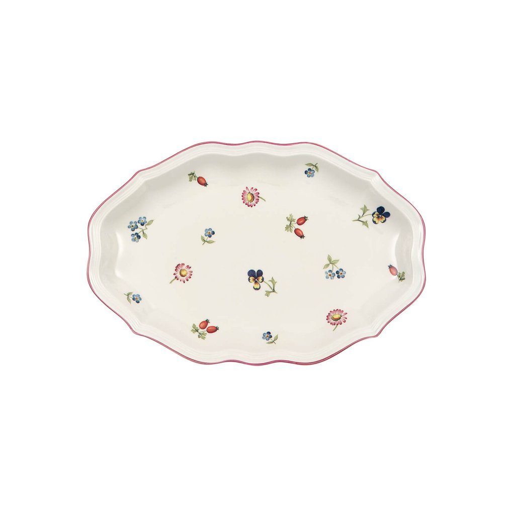 Villeroy & Boch Servierschüssel Petite Fleur Beilagenschale, Porzellan, (1-tlg), Premium Porcelain, mikrow.- & spülm.sicher, Made in Germany