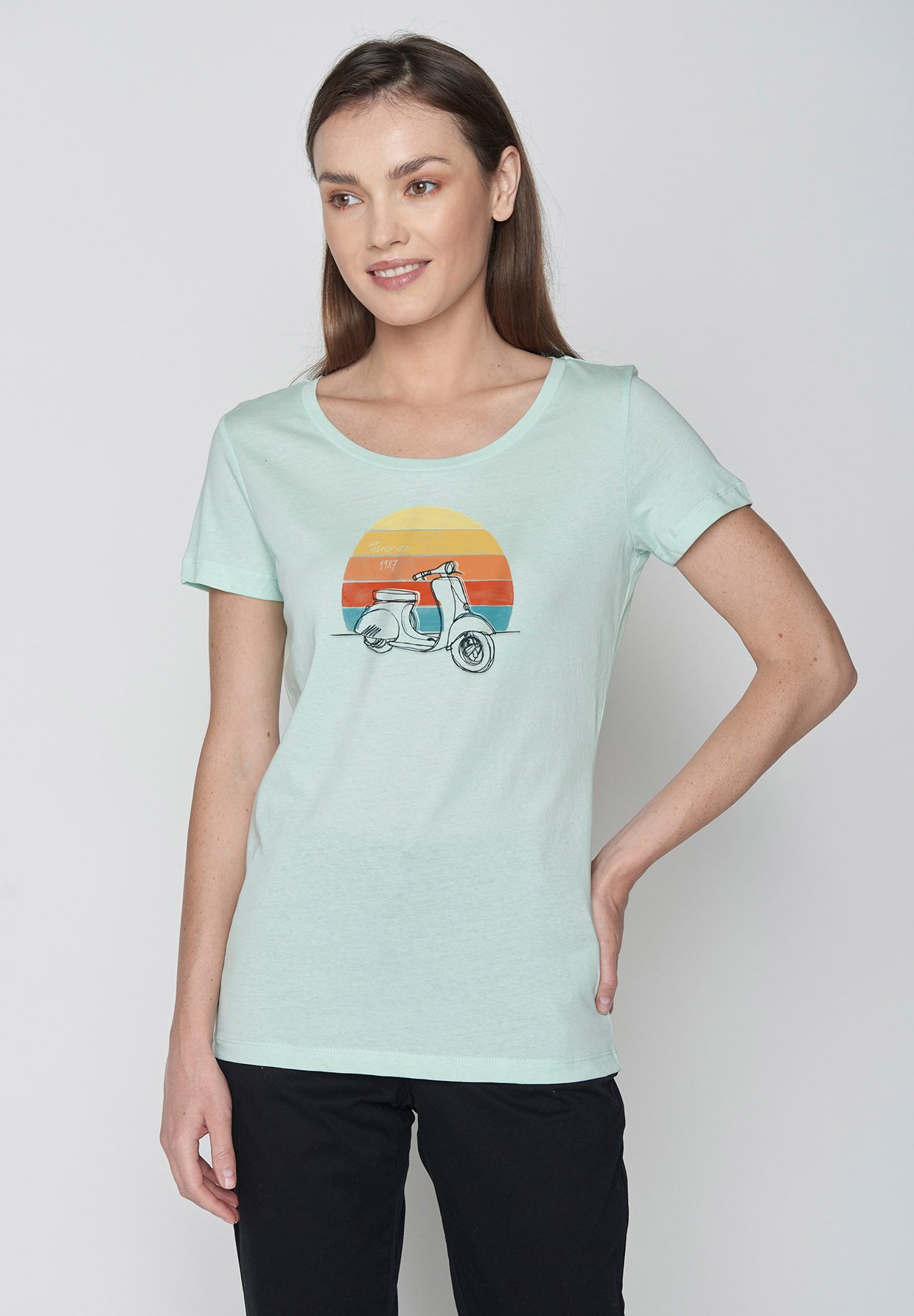 T-Shirt Loves Lifestyle Scooter Motiv Lifestyle