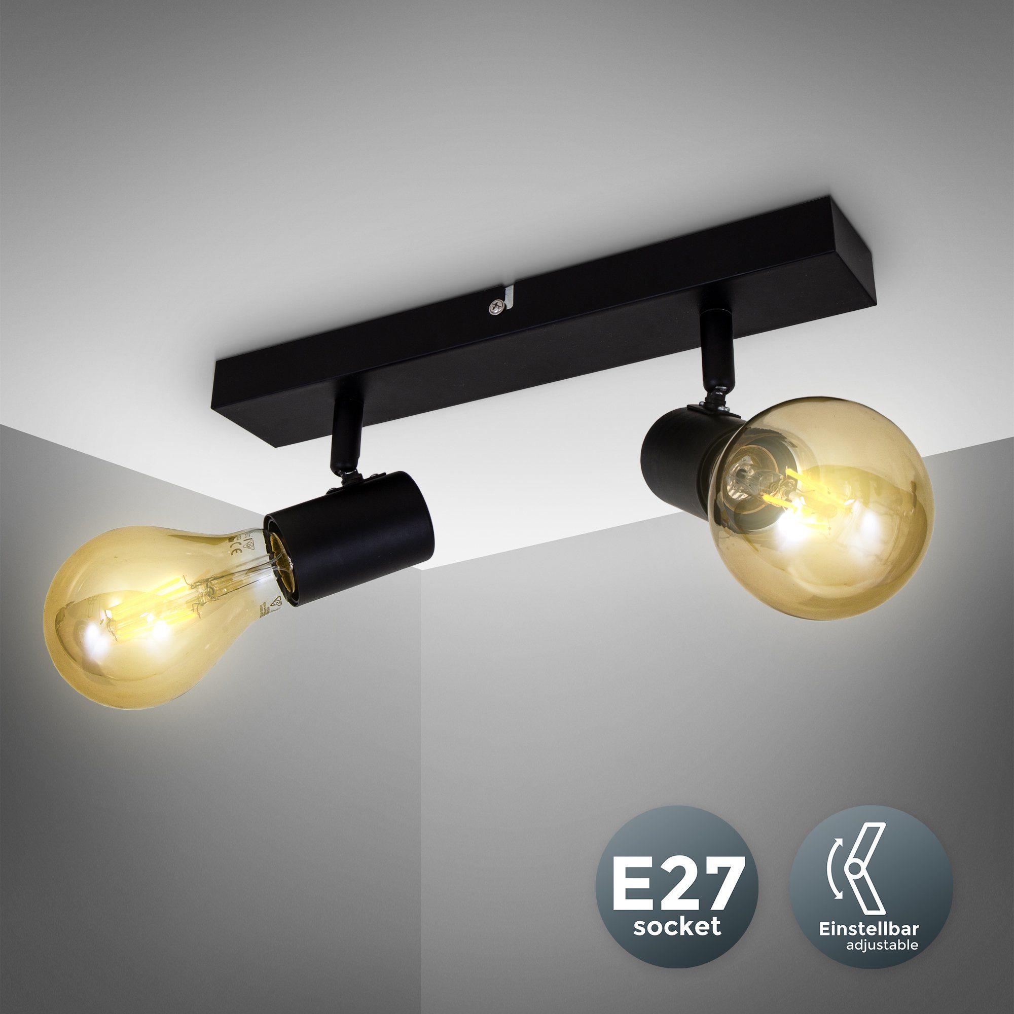 B.K.Licht LED Deckenspots, ohne Leuchtmittel, Deckenleuchte, günstig online kaufen
