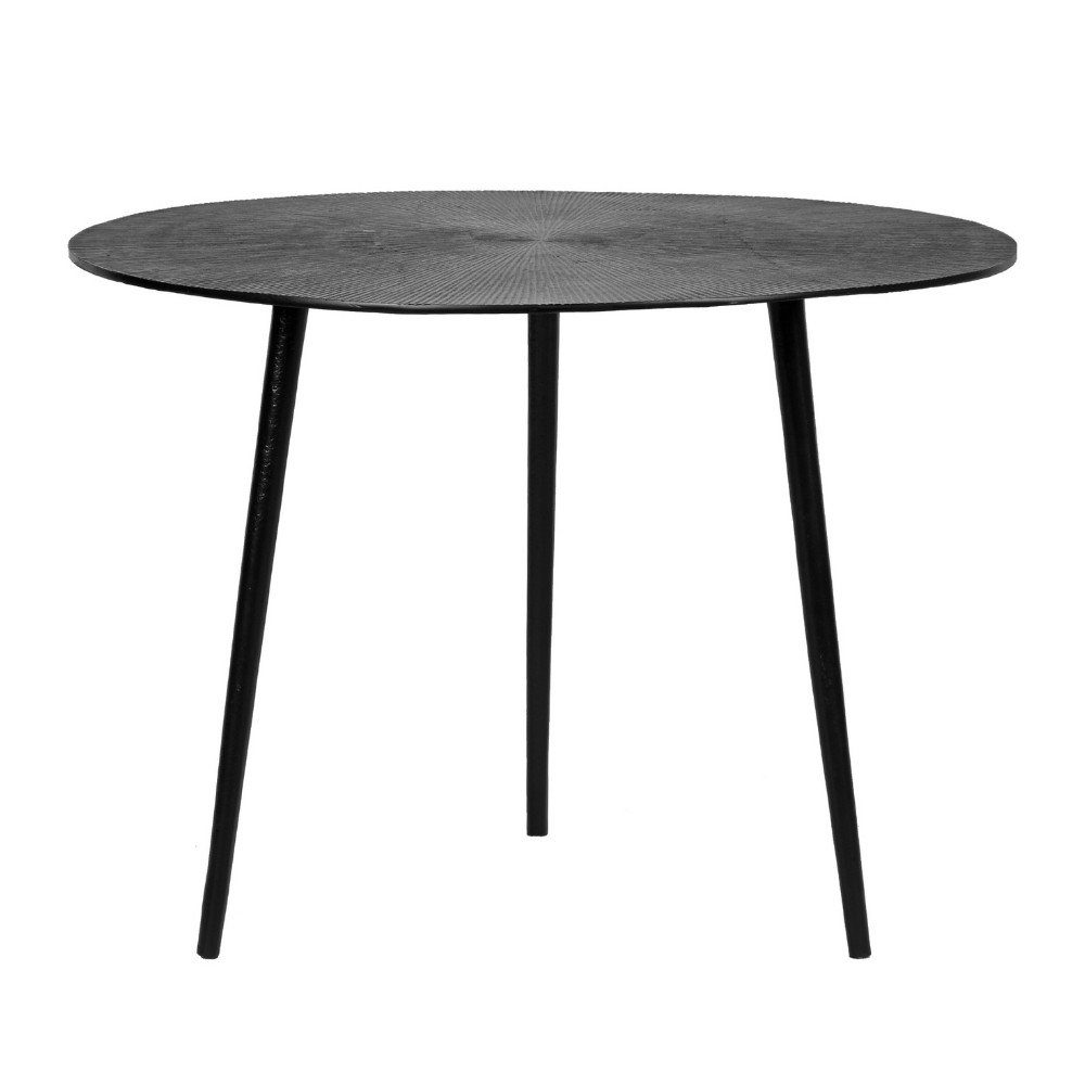 RINGO-Living Beistelltisch Couchtisch Vale in Schwarz aus Metall 450x600mm, Möbel