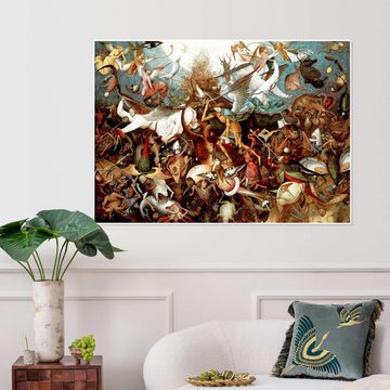 Posterlounge Poster Pieter Brueghel d.Ä., Der Sturz der rebellierenden Engel, Malerei
