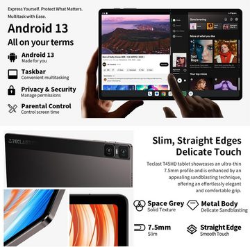 TECLAST Tablet (10,5", 128 GB, Android 13, Tablet android 13 gaming tablet octa-core tablet kamera wifi widevine)